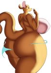  animate_inanimate anthro big_breasts big_butt bodily_fluids breasts butt disney female hi_res kanga kangaroo l-a-v living_plushie looking_at_viewer looking_back macropod mammal marsupial mature_female nipples nude plushie simple_background solo standing sweat thick_thighs white_background wide_hips winnie_the_pooh_(franchise) 