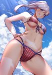  bikini cleavage fate/grand_order fifty1202 miyamoto_musashi swimsuits underboob 