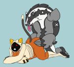  animated blazblue fangs loop male nintendo obstagoon pok&eacute;mon pok&eacute;mon_(species) scapewolf taokaka tongue tongue_out video_games 