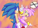  all_fours amy_rose anal anal_penetration anthro anthro_on_anthro anthro_penetrated anthro_penetrating anthro_penetrating_anthro anus biped breasts doggystyle duo erection eulipotyphlan female female_penetrated from_behind_position hedgehog hi_res jammiez male male/female male_penetrating mammal penetration penis pussy sex sonic_(series) sonic_the_hedgehog video_games wrong_hole 