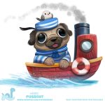  avian bird boat canid canine canis cryptid-creations domestic_dog mammal molosser pug small_molosser toy_dog vehicle 