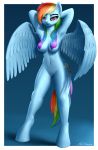  absurd_res anthro big_breasts breasts clearvision equid equine female friendship_is_magic hi_res mammal my_little_pony nude pose pterippus rainbow_dash_(mlp) solo wings 