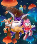  accessory amy_rose anthro big_the_cat boots chao cheese_the_chao clothing cream_the_rabbit eulipotyphlan felid feline female footwear ga22 gloves group hair_accessory hairband handwear hedgehog hi_res lagomorph long_ears male mammal sonic_(series) umbrella video_games 