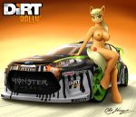  absurd_res applejack_(mlp) big_breasts breasts car clearvision equid equine female ford freckles friendship_is_magic hi_res mammal my_little_pony nude solo vehicle 