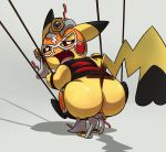  &lt;3 &lt;3_eyes 2019 ambiguous_gender anal anal_penetration anus bdsm blush bondage bound butt clothing cosplay_pikachu_(costume) female female/ambiguous female_penetrated group hi_res legendary_pok&eacute;mon lkiws mask meltan nintendo open_mouth penetration pikachu pikachu_libre pok&eacute;mon pok&eacute;mon_(species) rope video_games 