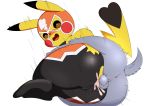  &lt;3_tail 2019 absurd_res anal anal_penetration anus balls bodily_fluids cleft_tail clothing cosplay_pikachu_(character) cosplay_pikachu_(costume) cum cum_inside duo female genital_fluids hi_res male male/female nintendo penetration pikachu pikachu_libre pok&eacute;mon pok&eacute;mon_(species) pururing solo_focus video_games 