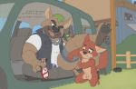 age_difference anal anal_fisting anthro balls canid canine cub disney duo fisting fox hyaenid kayd_seybold male male/male mammal nick_wilde penis young zootopia 