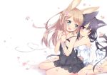  animal_ears bunny_ears dress ech nekomimi see_through 