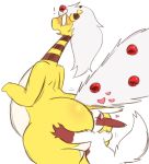  2019 ambiguous_gender amelia_(xingscourge) belly big_belly big_butt butt facesitting female flat_chested larger_female mega_ampharos mega_evolution nintendo overweight overweight_female pok&eacute;mon pok&eacute;mon_(species) potoobrigham shocked size_difference slightly_chubby thick_thighs video_games voluptuous wide_hips xingscourge zangoose 