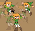  1boy angry baton belt belt_buckle black_eyes blonde_hair boots character_sheet clothed digital_media_(artwork) eyebrows eyebrows_visible_through_hair green_shirt green_tunic hair hat link looking_at_viewer male male_focus nintendo pants pointing pointy_ears sea_worm_(artist) smile solo solo_focus sparkle swinging teeth the_legend_of_zelda the_legend_of_zelda:_the_wind_waker the_wind_waker toon_link tunic video_games vine wind_waker 