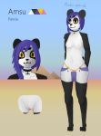  2019 amsu anthro breasts clothed clothing female giant_panda loincloth mammal model_sheet nipples pandangerush_(artist) pussy simple_background solo topless ursid 