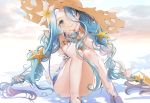  blue_eyes blue_hair granblue_fantasy jpeg_artifacts long_hair lyria_(granblue_fantasy) para3318 