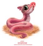  cryptid-creations domestic_pig hog-nosed_snake humor hybrid mammal pun reptile scalie snake solo suid suina sus_(pig) visual_pun 
