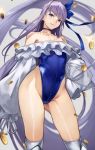  55level cleavage fate/grand_order meltlilith swimsuits thighhighs 