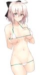  bikini breast_grab fate/grand_order sakura_saber shunichi swimsuits 