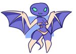  2019 alpha_channel breasts female hi_res humanoid kiwihermit minecraft monster phantom_(minecraft) simple_background solo transparent_background video_games winged_arms wings 