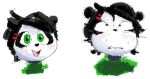  accessory activision braided_hair crash_bandicoot_(series) female giant_panda hair hair_accessory hairclip mammal unknown_artist ursid video_games yaya_panda 