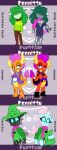  arthropod blush changeling clothing cosplay deltarune dragon equestria_girls friendship_is_magic hat headgear headwear kris_(deltarune) melee_weapon my_little_pony ocellus_(mlp) smolder_(mlp) sword thegreatrouge video_games wallflower_blush_(eg) weapon 