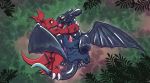  alien anus clothing digimon digimon_(species) dinosaur disney dragon dreamworks forest guilmon how_to_train_your_dragon invalid_tag lilo_and_stitch male penis reptile respecies rubber scalie stitch_(lilo_and_stitch) suit toothless transformation tree wings 