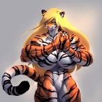  big_breasts breasts cat771115 felid female mammal muscular muscular_female pantherine solo tiger yun_sheng 