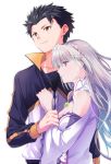  emilia_(re_zero) matsuse_daichi natsuki_subaru re_zero_kara_hajimeru_isekai_seikatsu tagme 