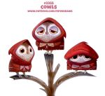  avian bird branch cowl cryptid-creations group owl 