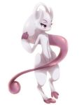  3_fingers 3_toes anthro better_version_at_source female fingers legendary_pok&eacute;mon mega_evolution mega_mewtwo mega_mewtwo_y nintendo pok&eacute;mon pok&eacute;mon_(species) sacredshedinja simple_background solo toes video_games 