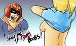  captain_falcon f-zero metroid nintendo samus_aran super_smash_bros. 