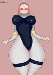  &lt;3 &lt;3_eyes breasts female hi_res machine nipples pussy robot saidra shark-py solo thick_thighs 