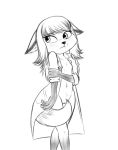 anthro blush breasts canid canine clothing cub digital_media_(artwork) female fox fur hair mammal monochrome nipples nude pussy simple_background solo sonic3 young zoey_soul 