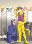  &lt;3 anthro balls benny_the_ball cum duo gay hanna&#8211;barbera male nipples penis top_cat top_cat_(series) unknown_artist 