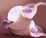  big_breasts bodily_fluids breasts elfdrago female hair hi_res huge_breasts humanoid hyper hyper_breasts lactating machine milking_machine nipples not_furry solo video_games 