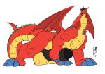  aly_d american_dragon:_jake_long disney dragon dragon_taur feet foreskin hi_res jake_long macro male masturbation multi_body nude pawjob paws red_scales scales slinkydragon_(colorist) solo taur vyx 