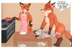  absurd_res bodily_fluids bulge cooking cuckold cum disney domination female genital_fluids hi_res impregnation judy_hopps male male/female nick_wilde penetration pukaa text zootopia 