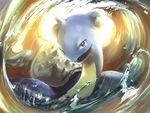  lapras nature no_humans ocean oota_alisa pokemon pokemon_(creature) solo surfing 