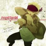  1boy angel_beats! bad_id bad_pixiv_id blonde_hair earrings engrish headband jewelry male_focus ranguage solo tk_(angel_beats!) 