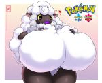  &lt;3 absurd_res big_breasts breasts female hi_res huge_breasts lips lipstick makeup nintendo pok&eacute;mon pok&eacute;mon_(species) thick_bottom_lip video_games walter_sache wooloo 