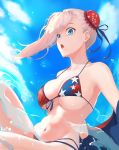  bikini fate/grand_order fishofthelakes miyamoto_musashi_(fate/grand_order) swimsuits 