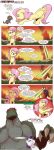  2019 absurd_res canterlot comic crossover dialogue english_text equid equine feathered_wings feathers female feral fight fire fluttershy_(mlp) friendship_is_magic godzilla godzilla_(series) group hair hi_res horn humor kaiju landscape mammal monster my_little_pony outside pterippus purple_hair rarity_(mlp) saturdaymorningproj sky text toho unicorn wings 