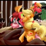  1:1 2019 absurd_res anus applejack_(mlp) balls big_macintosh_(mlp) bodily_fluids bovid bovine brother butt cattle cum cum_in_pussy cum_inside cutie_mark earth_pony equid equine erection female feral feral_on_feral friendship_is_magic genital_fluids hair hi_res horse interspecies male male/female male_penetrating mammal meowcephei my_little_pony penetration penis pony pussy sex sibling sister teats tongue tongue_out udders vaginal vaginal_penetration 