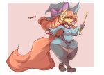  anthro big_breasts braixen breasts canid canine clothed clothing female fox garuda_six hi_res mammal nintendo pok&eacute;mon pok&eacute;mon_(species) thick_thighs video_games wand wide_hips 
