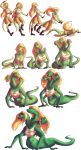  2017 3_heads 4_arms absurd_res alpha_channel annoyed anthro arm_growth blonde_hair boots bottomless bottomwear breasts clothed clothing falling female footwear green_scales hair head_growth hi_res hydra lamia lizard lying multi_arm multi_head multi_limb reptile scales scalie scissorsrunner sequence shirt shorts simple_background smile snake solo species_transformation standing surprise tank_top topwear torn_clothing transformation transparent_background 