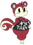  animal_crossing anthro blush breasts caraiothecario clothing edit female fur mammal nintendo poppy_(animal_crossing) purple_yoshi_draws rodent sciurid short_stack simple_background solo thick_thighs tree_squirrel video_games wide_hips 