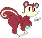  animal_crossing anthro big_breasts blush bodily_fluids breasts caraiothecario edit female fur huge_breasts mammal nintendo nipples nude poppy_(animal_crossing) purple_yoshi_draws rodent sciurid short_stack simple_background solo sweat thick_thighs tree_squirrel video_games wide_hips 