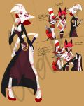  absurd_res alastor angel_dust drag_queen halloween hazbin_hotel hi_res holidays husk vampire_costume vivziepop_fanart 