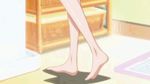  aki_sora animated animated_gif aoi_aki ass barefoot bouncing_breasts breasts brown_hair feet lowres medium_breasts nipples nude screencap 