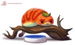  asian_mythology bowl branch cryptid-creations east_asian_mythology japanese_mythology leaf mythology scalie solo tsuchinoko yōkai 