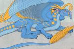  dragon feathered_wings feathers female feral pussy stardragon102 wings xubuntu_(character) 