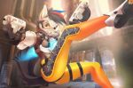  2017 anthro blizzard_entertainment butt chikachi clothing cosplay dannyckoo domestic_cat eyewear felid feline felis female fur goggles gun hair handgun looking_at_viewer mammal multicolored_hair open_mouth overwatch pistol ranged_weapon skinsuit smile solo tight_clothing tracer_(overwatch) tresertf video_games weapon 