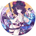  bikini fate/grand_order katsushika_hokusai_(fate/grand_order) litsvn swimsuits weapon 